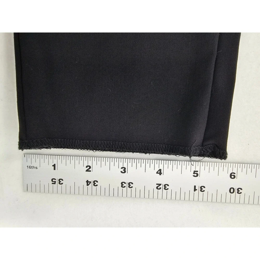 COACH 1941 Black Wool Blend Slim Fit Trousers‎ Pants Womens Size 0
